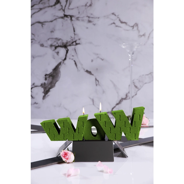 Sviečka WoW XXL - limetková perla