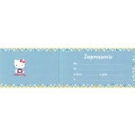Pozvánka Hello Kitty - Narozeninová oslava - 10 kusů - PROMOTION!!!