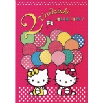 Přání Hello Kitty s obálkou 22 x 15 cm - SUPER AKCE!!!