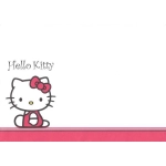 Přání Hello Kitty s obálkou