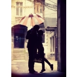 Valentinstagskarte mit Umschlag