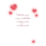 Valentinstagskarte mit Umschlag