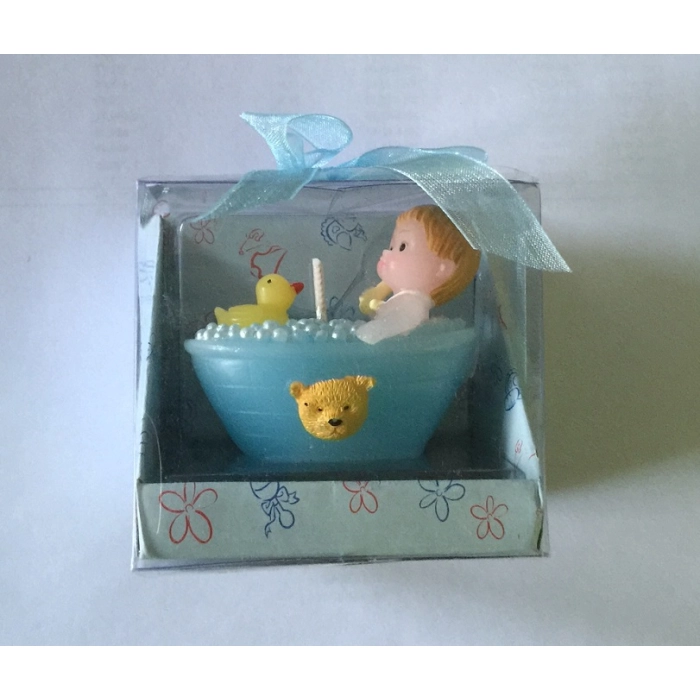 Baby Boy in a Bath Candle