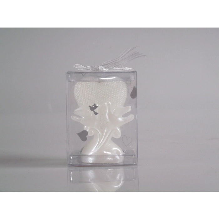 Doves Decorative Candle