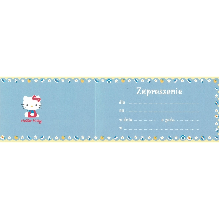 Pozvánka Hello Kitty - Narozeninová oslava - 10 kusů - PROMOTION!!!