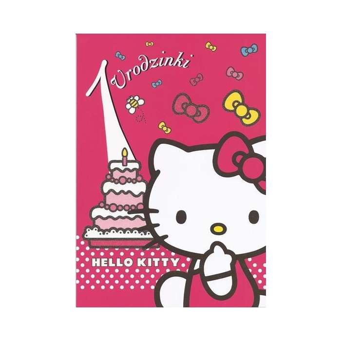 Přání Hello Kitty s obálkou 22 x 15 cm - SUPER AKCE!!!