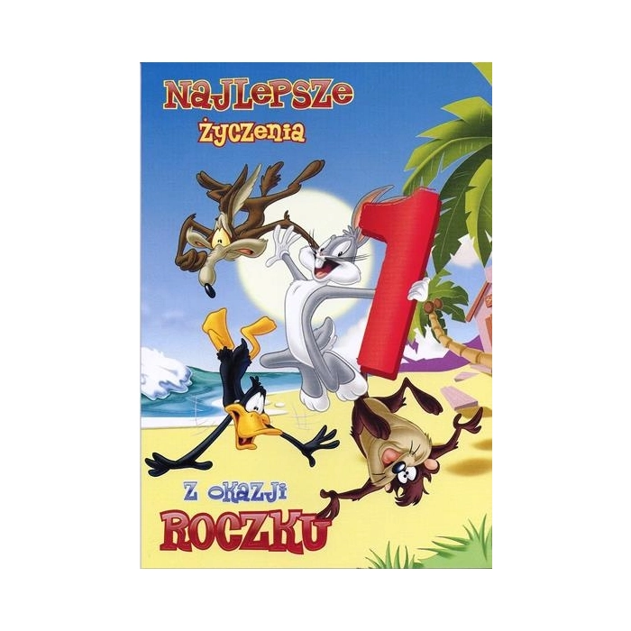Looney Tunes Karte mit Umschlag