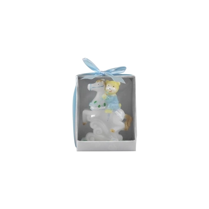 Teddy Bear on a Horse Candle