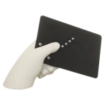 Eine helfende Hand mit Erinnerungsmagneten