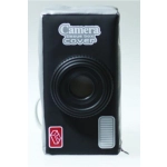 Camera Tissue Box Cover - Black