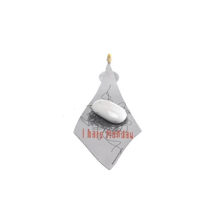 I hate Monday Tie Mouse Pad