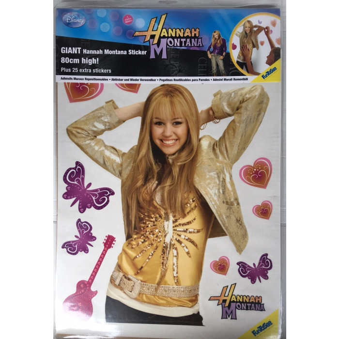 Gigantyczne naklejki dekoracyjne Hannah Montana - ostatnie sztuki