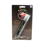 Chocolate marker for body painting