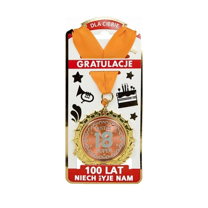 Złoty medal (metalowy) Super Kumpela