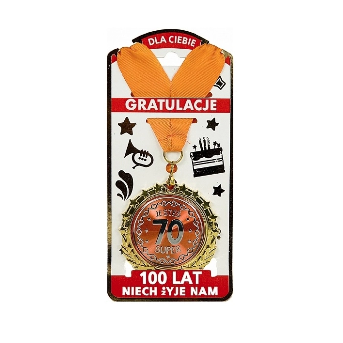 Złoty medal (metalowy) Super Kumpela