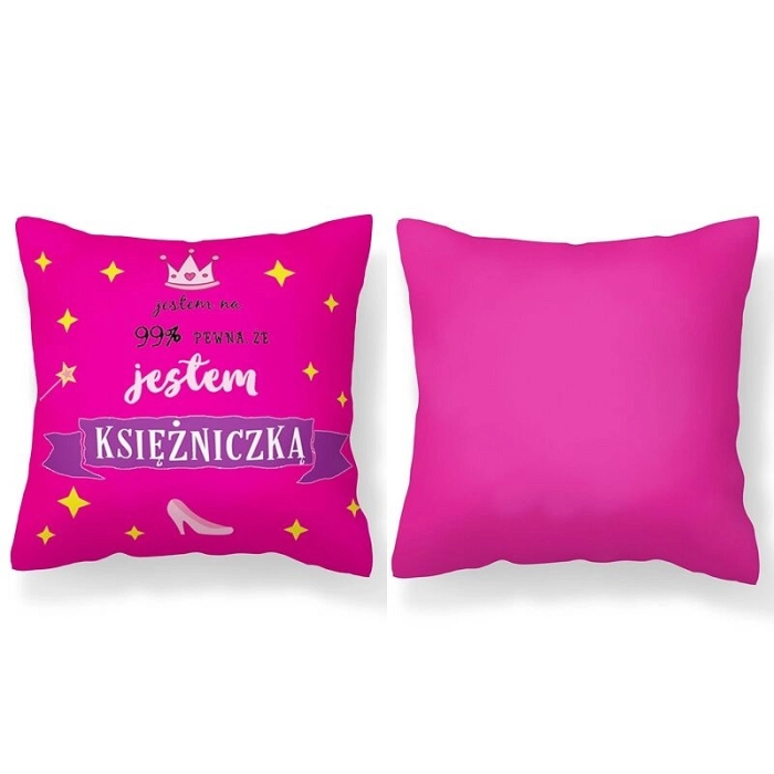 Dekorační polštářek Jsem si na 99 % jistá, že jsem princezna
