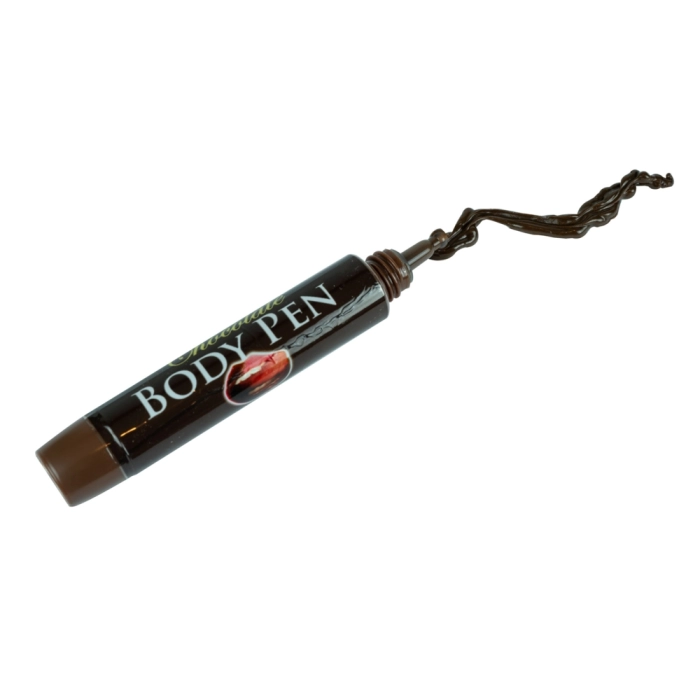 Chocolate marker for body painting