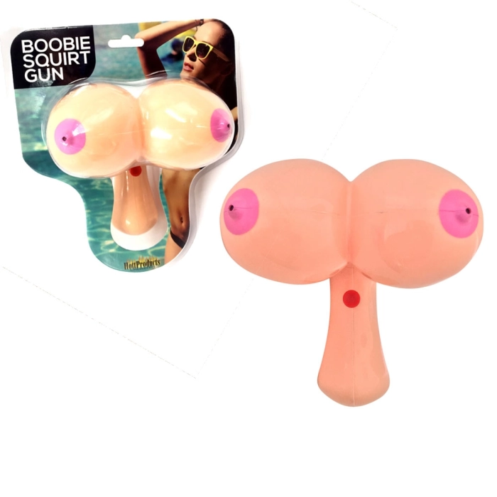 Water gun or alcohol boobs