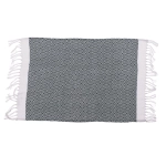 Green and white fouta towel 45x70 cm