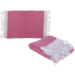 Ručník fouta růžovo-bílý 45x70 cm