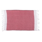 Red and white foute towel 45x70 cm