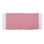 Red and white fouta towel 80x170 cm