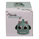 Inverted head mug - blue monster 12 x 14 cm