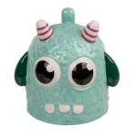 Inverted head mug - blue monster 12 x 14 cm
