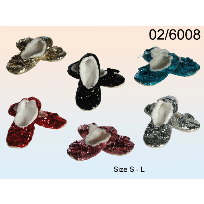 Snoozies - Ballet Flats with Sequins