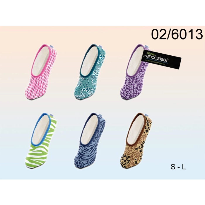 Snoozies Animal Print Comfort Slippers