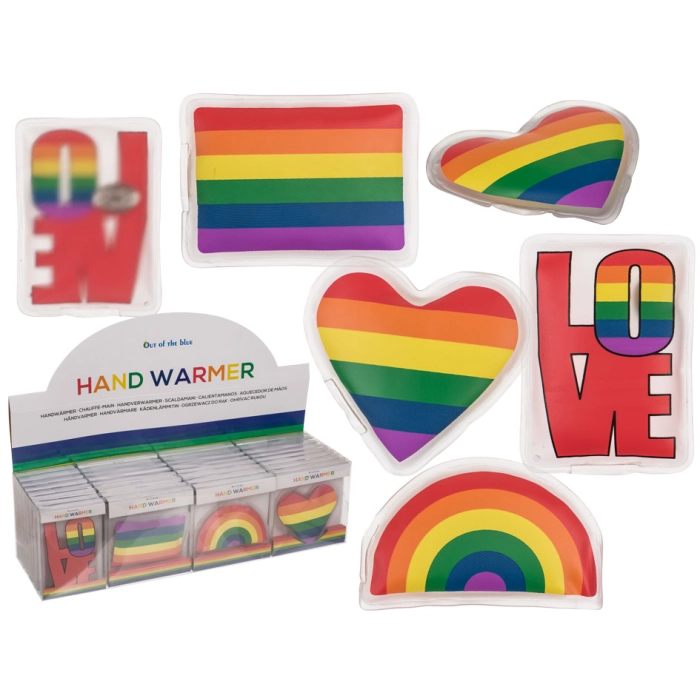 Rainbow hand warmer