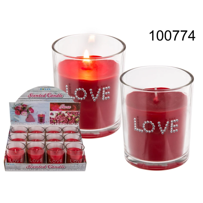 Rose-scented Love Candle