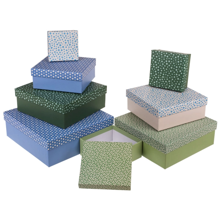 Set of 8 boxes - minimalist