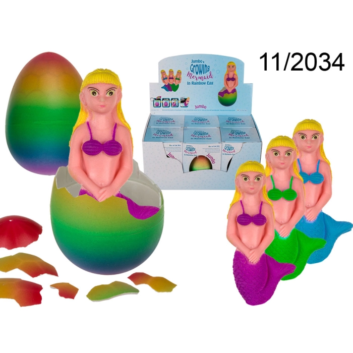 Mermaid Hatching from an Egg - 11 cm