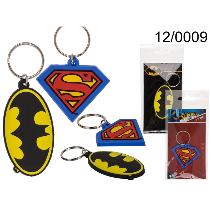 Superman & Batman keychain - licensed product