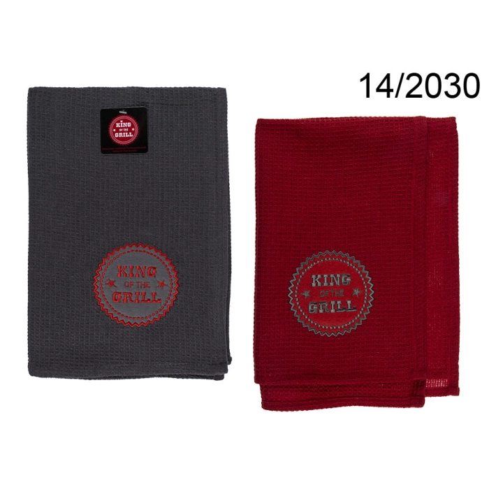 Waffle Kitchen Towel King of the Grill