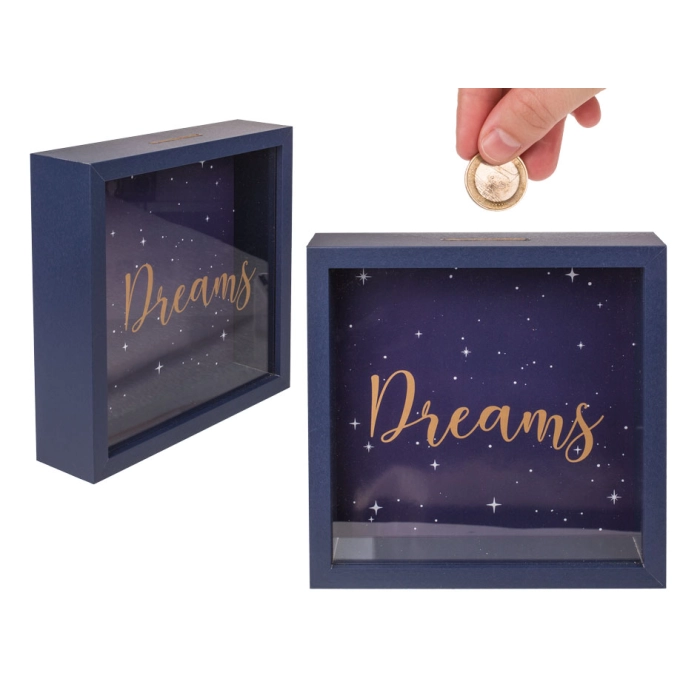 Dreams money bank - wood