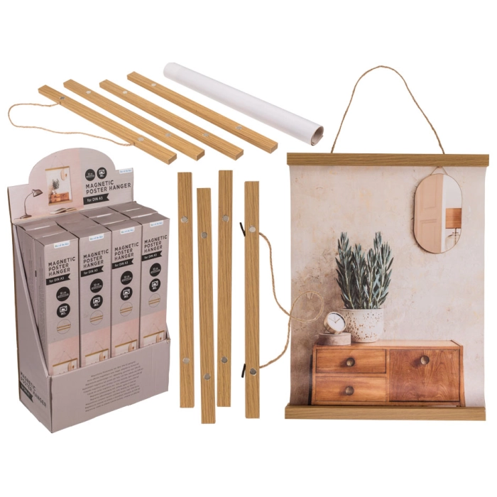 Magnetic hanger for posters with a picture 30 cm