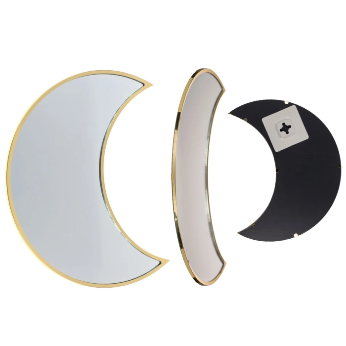 Spiegel mit Metallrahmen - Mond