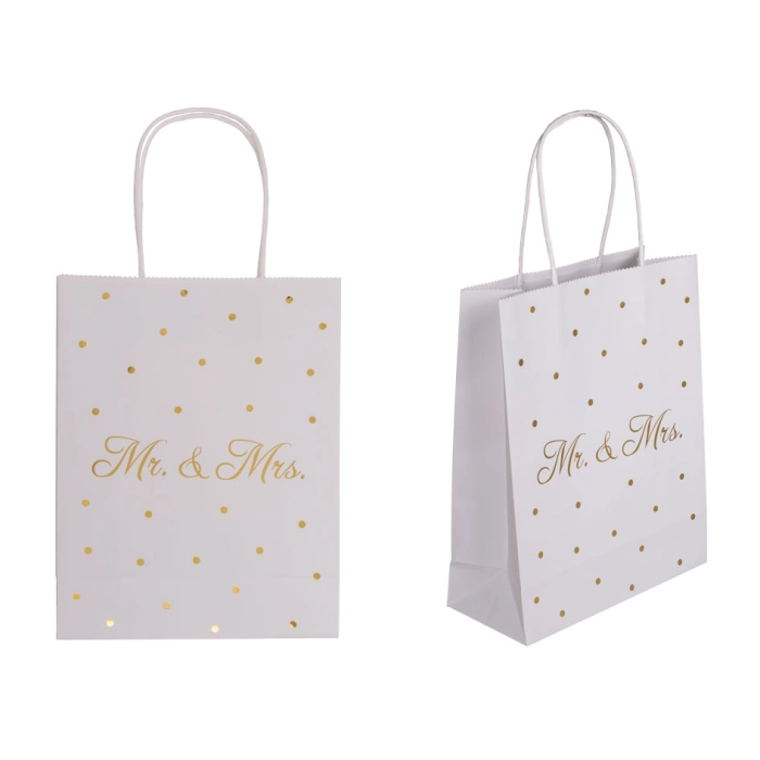 Mr & Mrs gift bag 18 x 8 x 23 cm