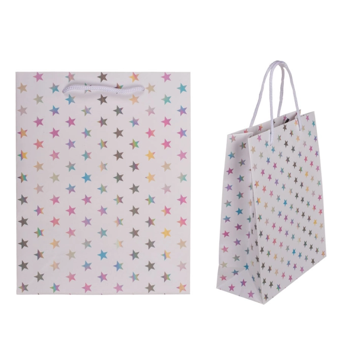 Star gift bag 18 x 8 x 23 cm