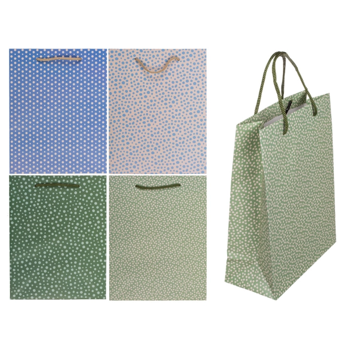 Minimalist gift bag 18 x 8 x 23 cm mix