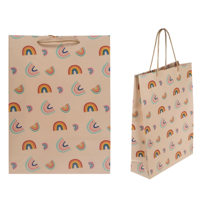 Rainbow gift bag 25 x 8.5 x 34.5 cm