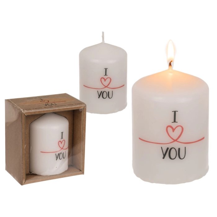 Gift candle - I love you