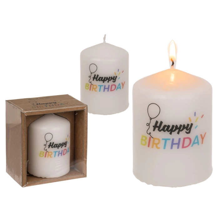 Gift candle - Happy Birthday