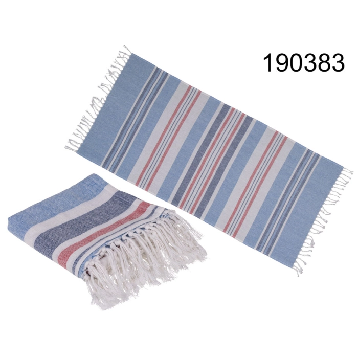 Turkish Hammam towel, colored stripes 80x170 cm