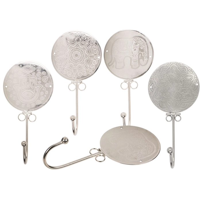 Metall-Wandhaken - silber