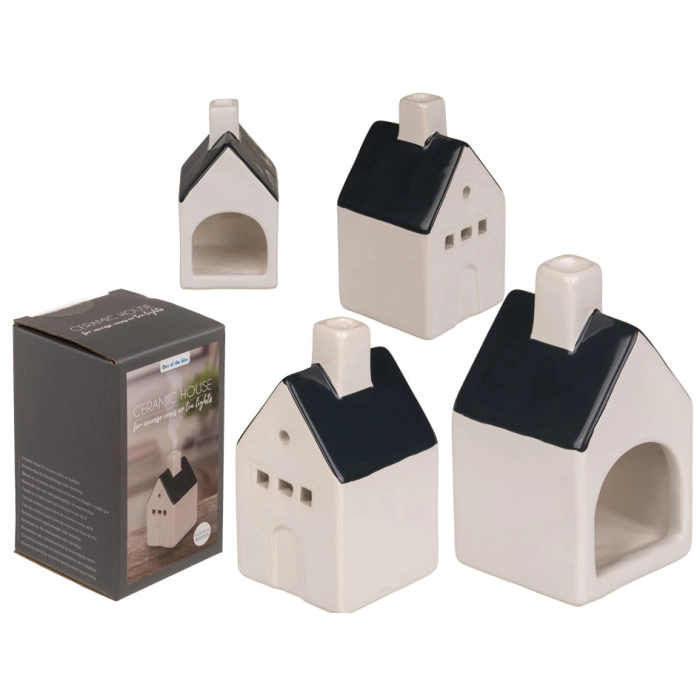 Ceramic tealight house