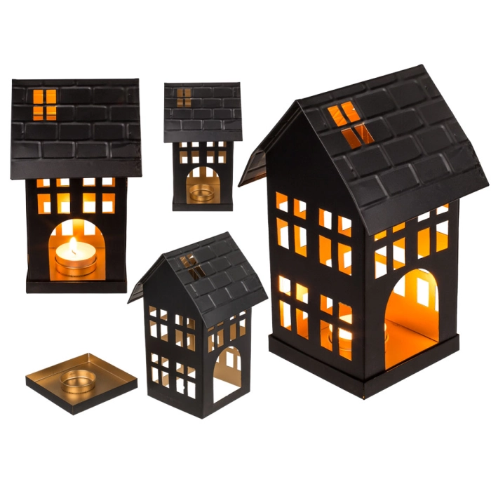 Metal tealight house - size M