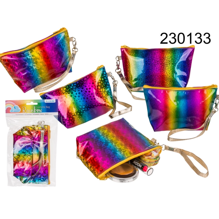 Regenbogen-Kosmetiktasche
